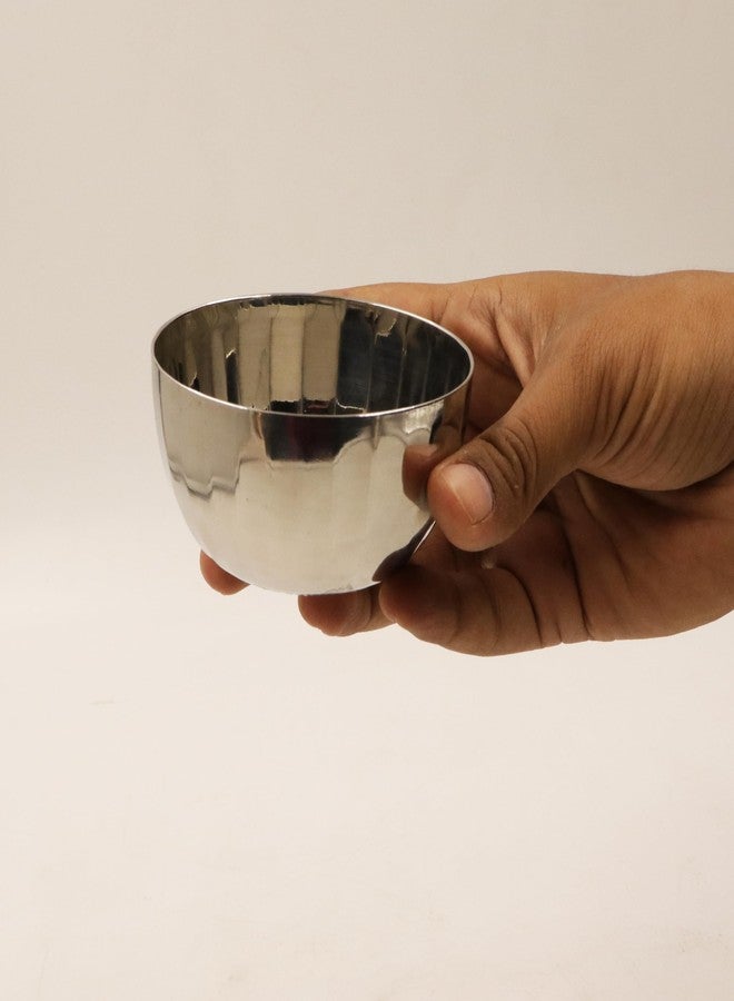 Spillbox وعاء مطروق من الفولاذ المقاوم للصدأ من Spillbox | أطباق ربعية | طبق مقبلات | طبق ناستا | طقم أطباق حلويات | كوب طبق جانبي | لمسة نهائية لامعة | خالٍ من مادة BPA (وعاء جانبي مضلع من الفولاذ المقاوم للصدأ) (عبوة من 4 قطع) - Image 4